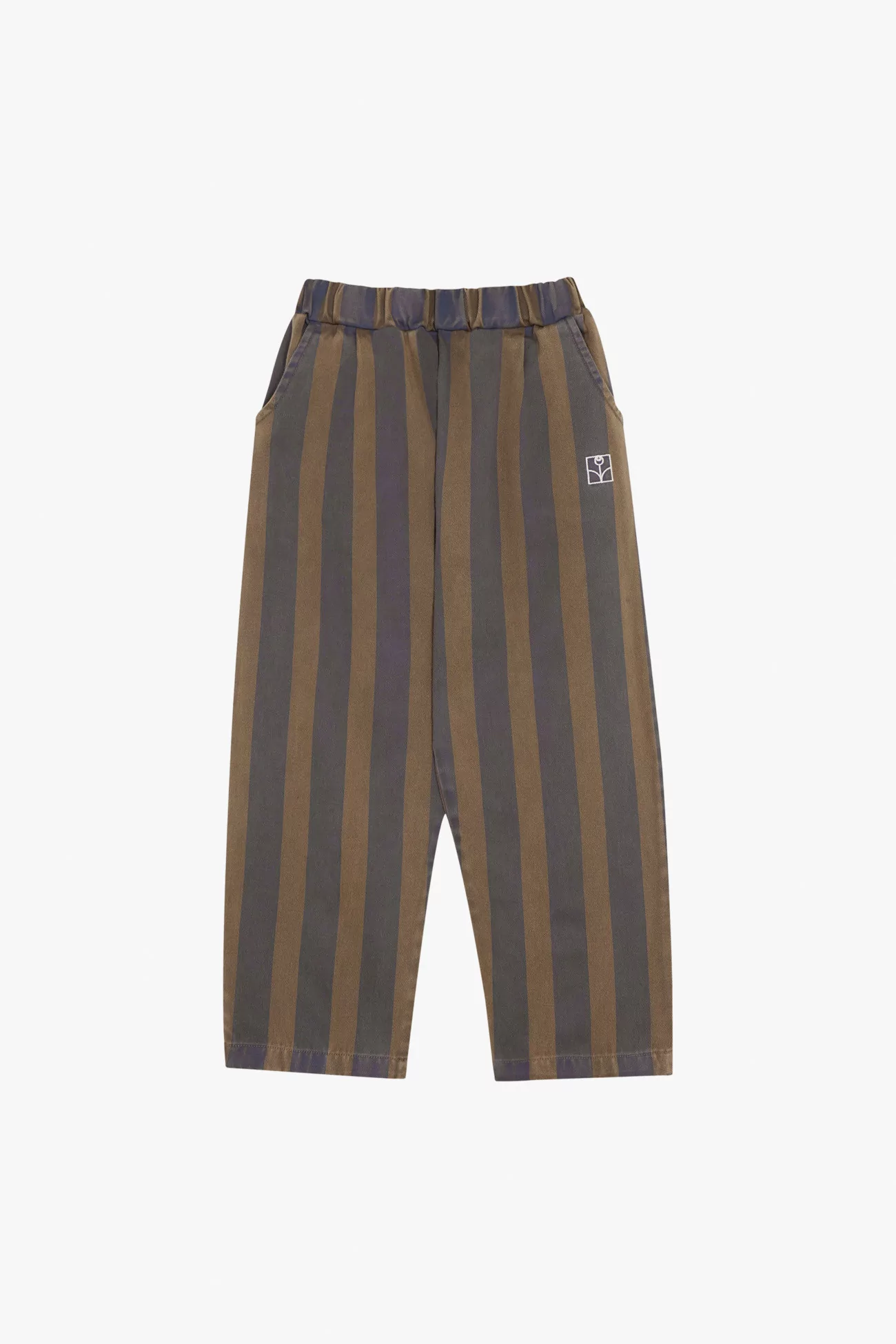 Kids Cotton Blue Stripes Trousers – The Campamento | Centre Commercial