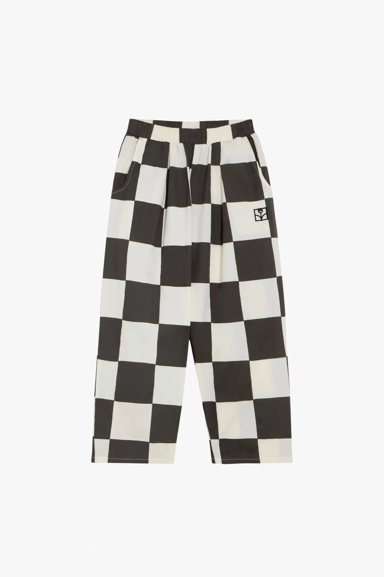 Kids Cotton Checked Trousers – The Campamento | Centre Commercial