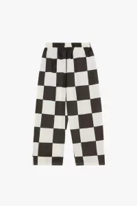 Kids Cotton Checked Trousers – The Campamento | Centre Commercial