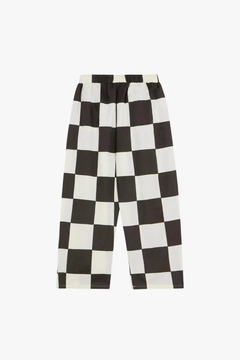 Kids Cotton Checked Trousers – The Campamento | Centre Commercial