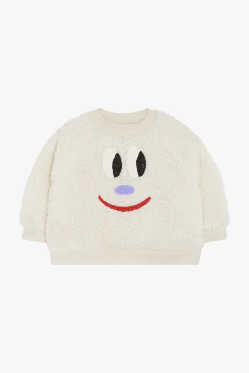 Baby Teddy Sweatshirt Smiling Face – The Campamento | Centre Commercial