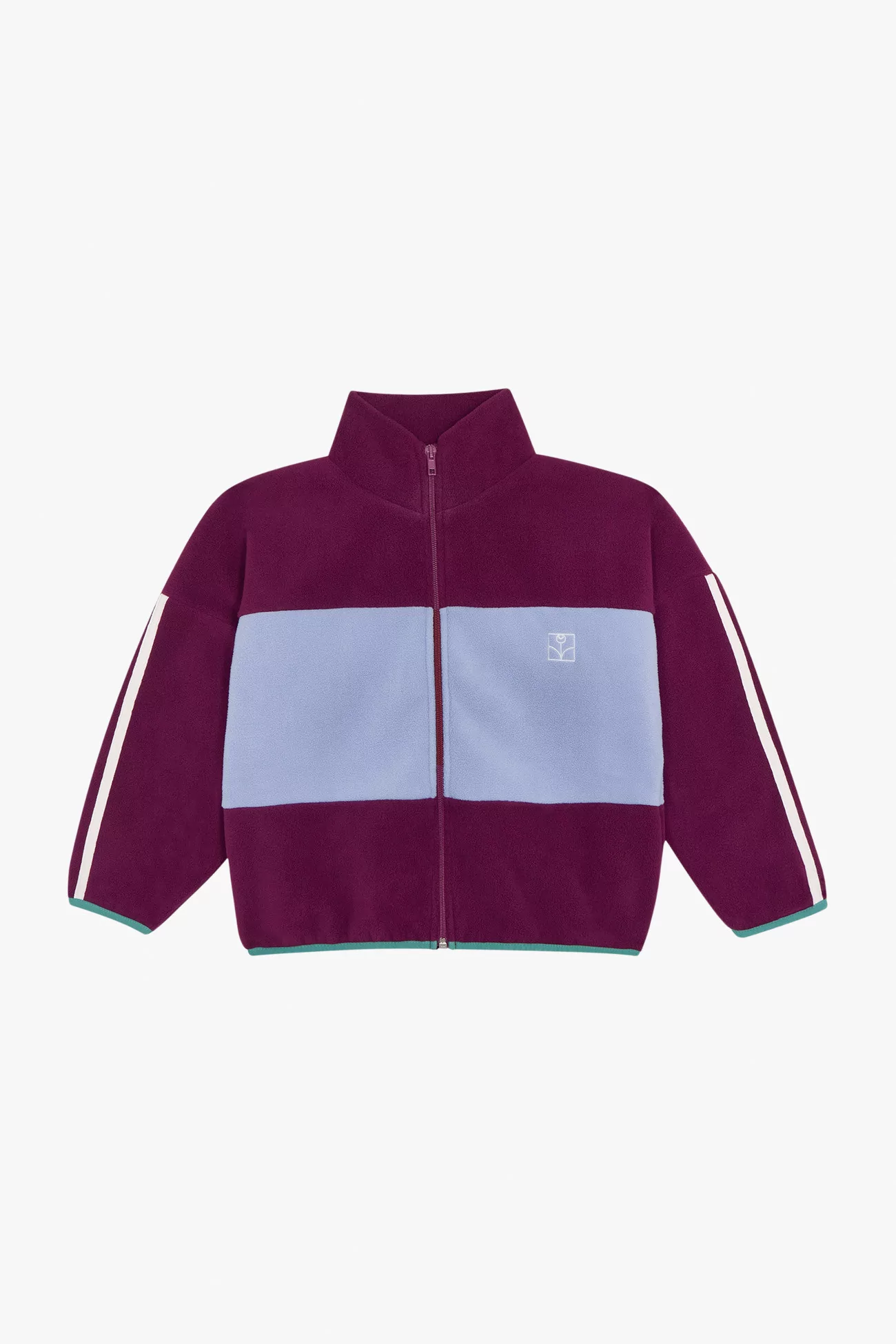 Kids Polar Fleece Sweatshirt Burgundy – The Campamento | Centre Commercial