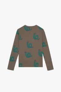 Kids Cotton Gentleman Allover Brown T-shirt – The Campamento | Centre Commercial