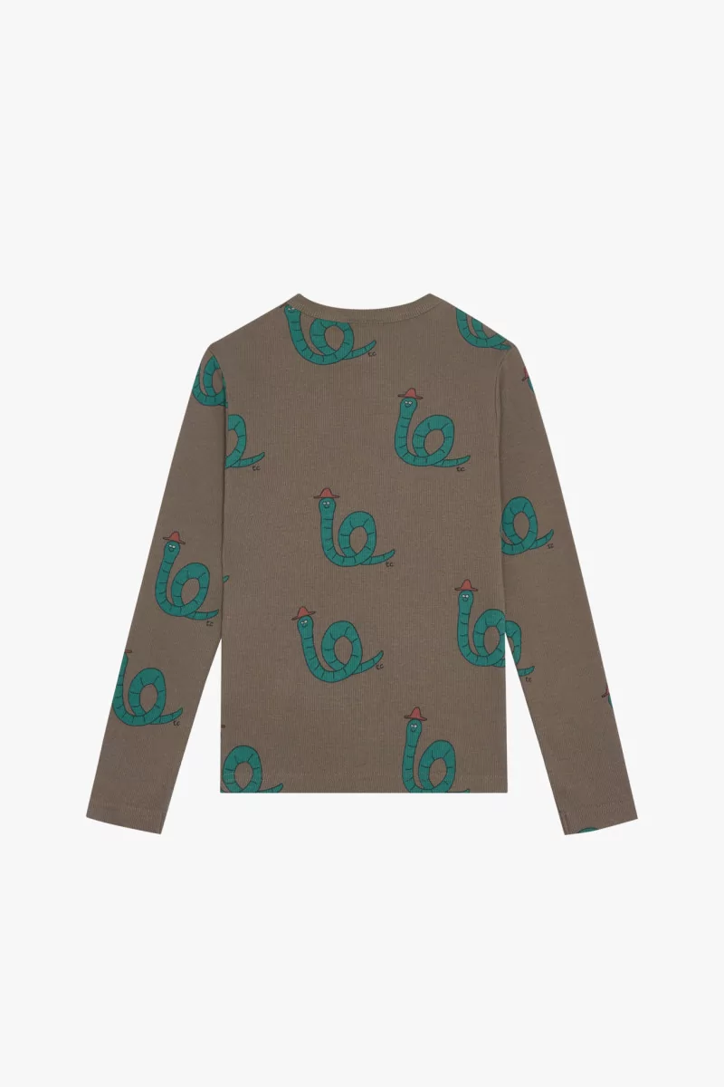 Kids Cotton Gentleman Allover Brown T-shirt – The Campamento | Centre Commercial
