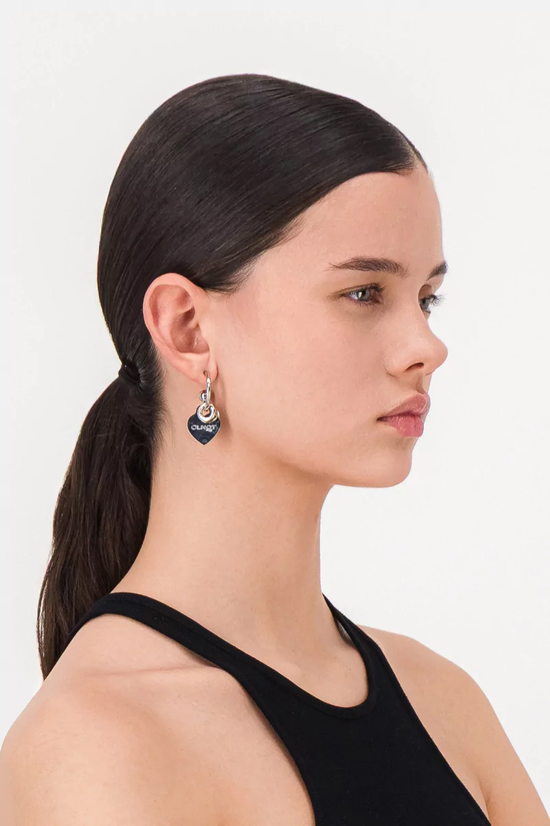 Boucles Agyness Laiton Palladium – Justine Clenquet | Centre Commercial