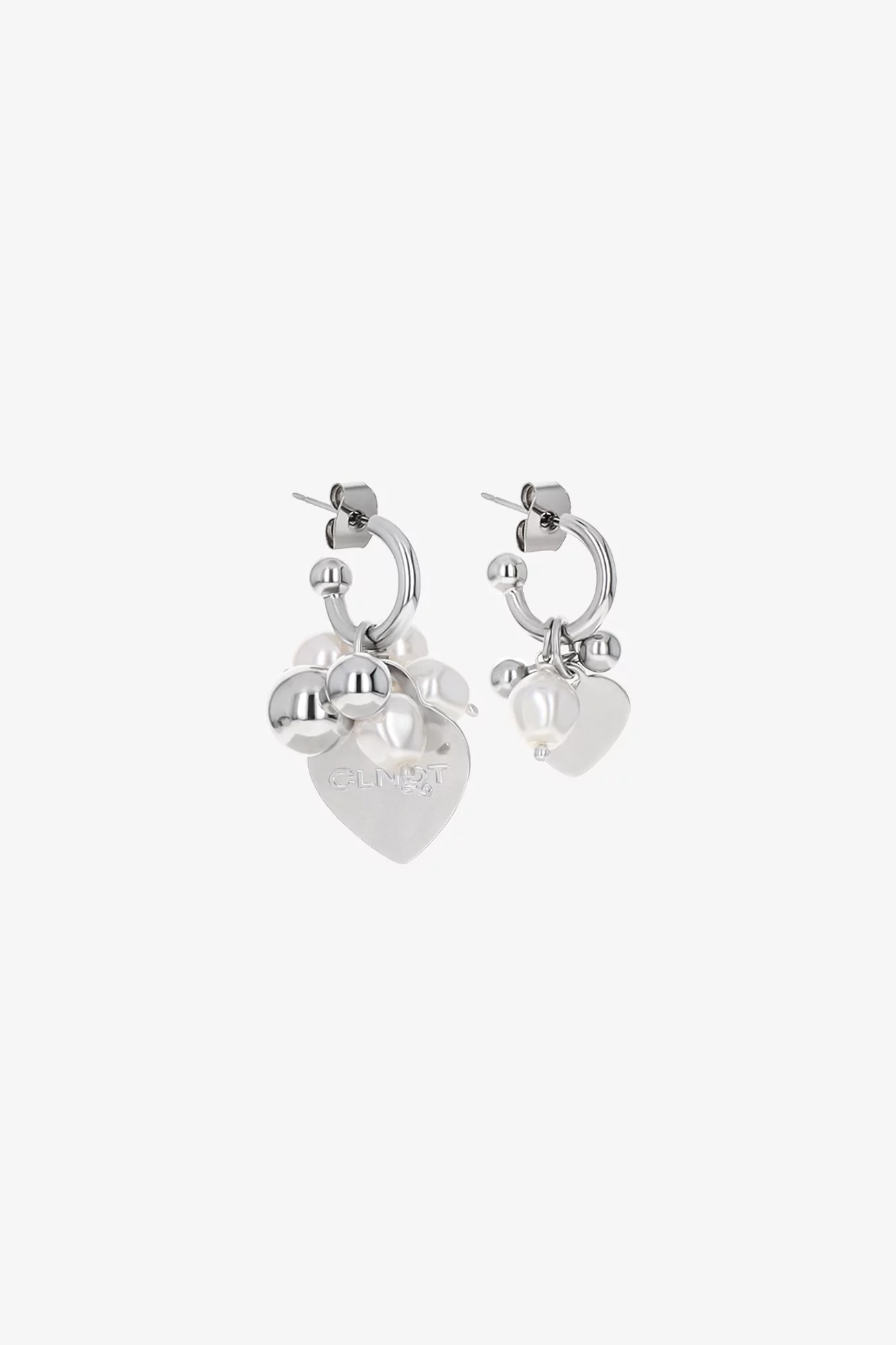Abbey Brass Earrings Palladium – Justine Clenquet | Centre Commercial