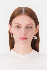 Abbey Brass Earrings Palladium – Justine Clenquet | Centre Commercial