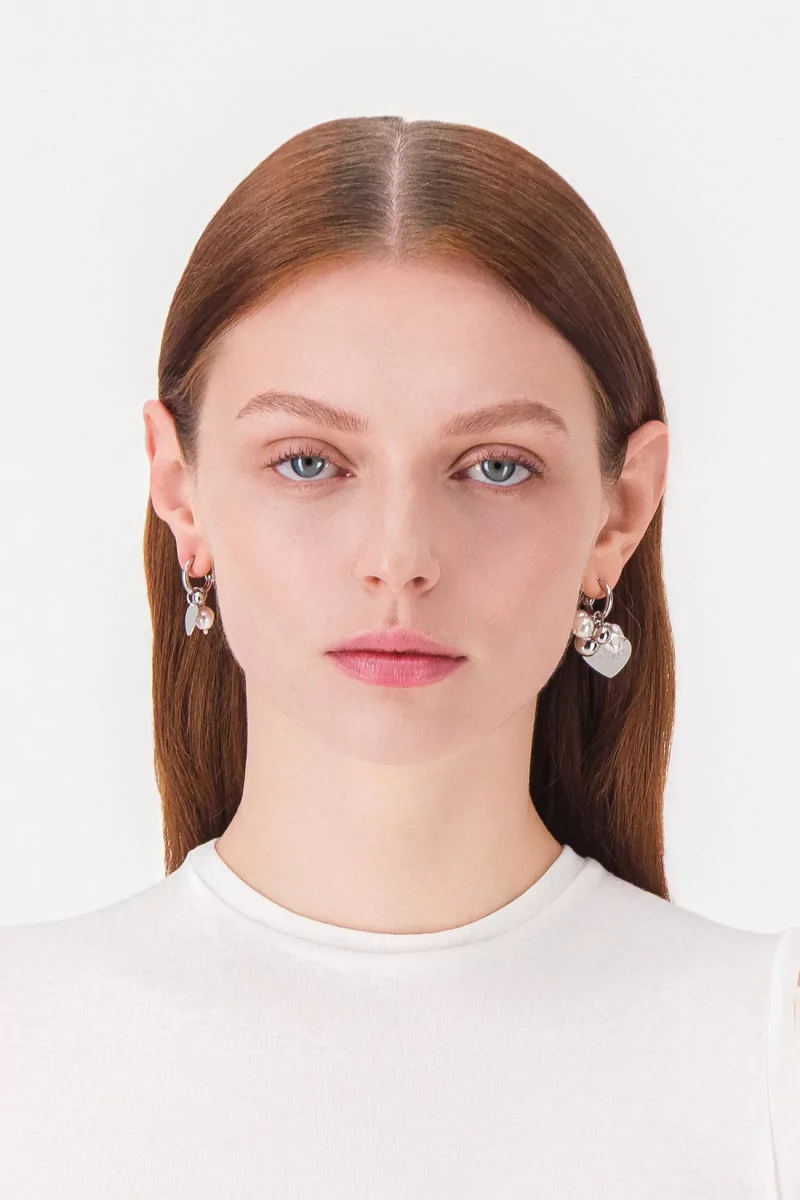 Boucles Abbey Laiton Palladium – Justine Clenquet | Centre Commercial