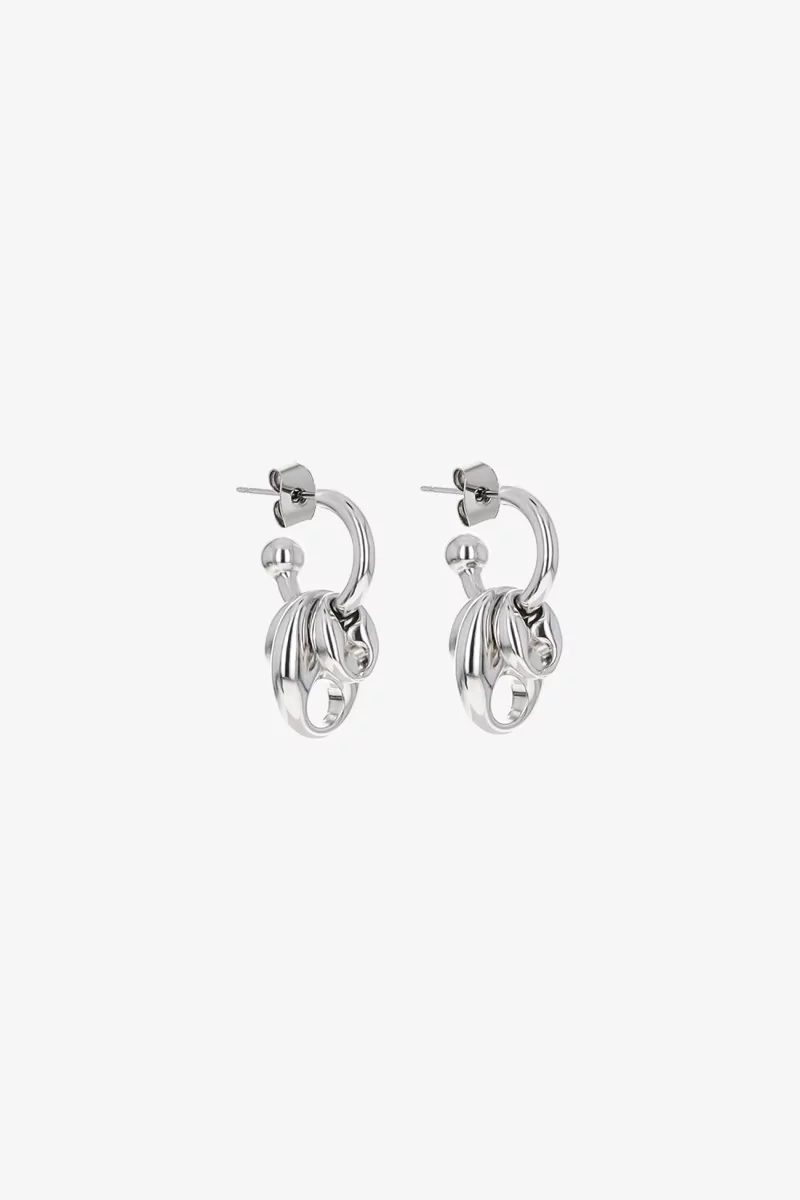 Boucles Akari Laiton Palladium – Justine Clenquet | Centre Commercial
