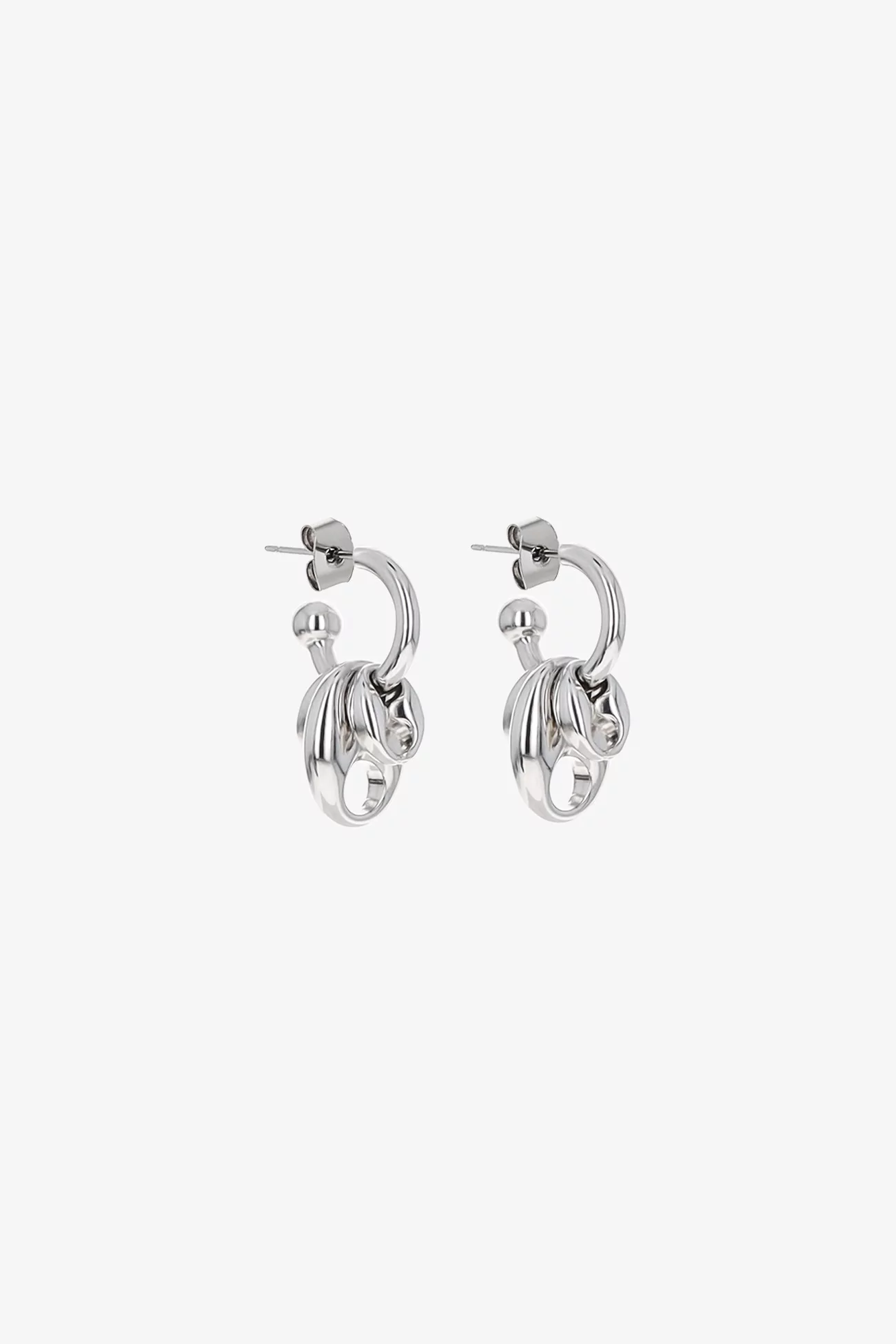 Boucles Akari Laiton Palladium – Justine Clenquet | Centre Commercial