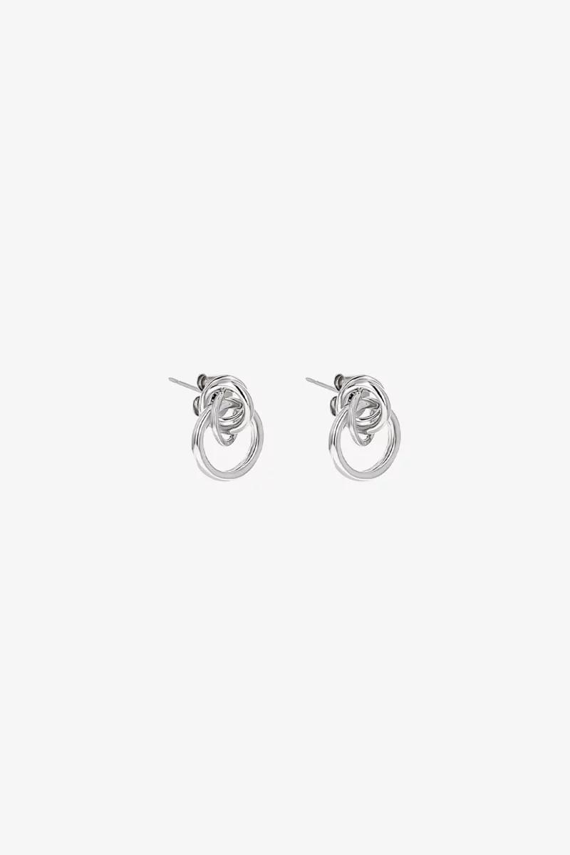 Boucles Cara Laiton Palladium – Justine Clenquet | Centre Commercial