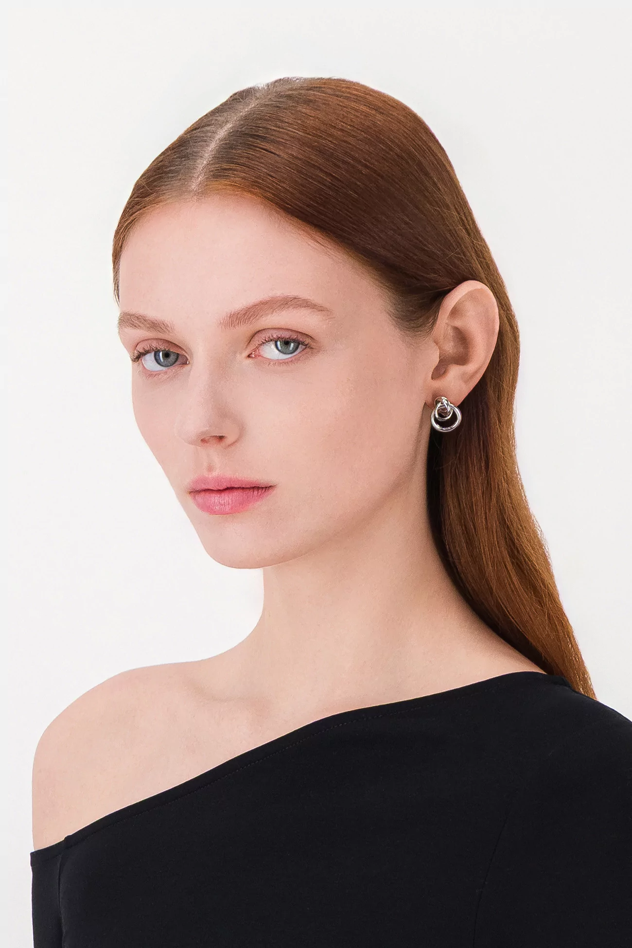 Cara Brass Earrings Palladium – Justine Clenquet | Centre Commercial