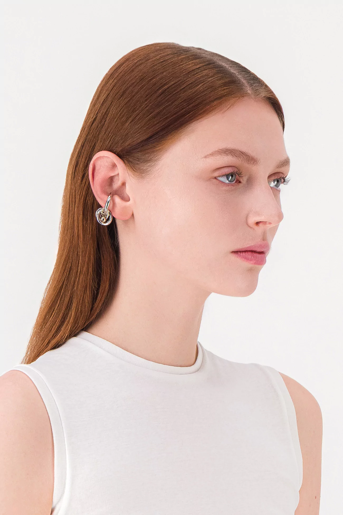 Isla Brass Ear Cuff Gold Palladium – Justine Clenquet | Centre Commercial
