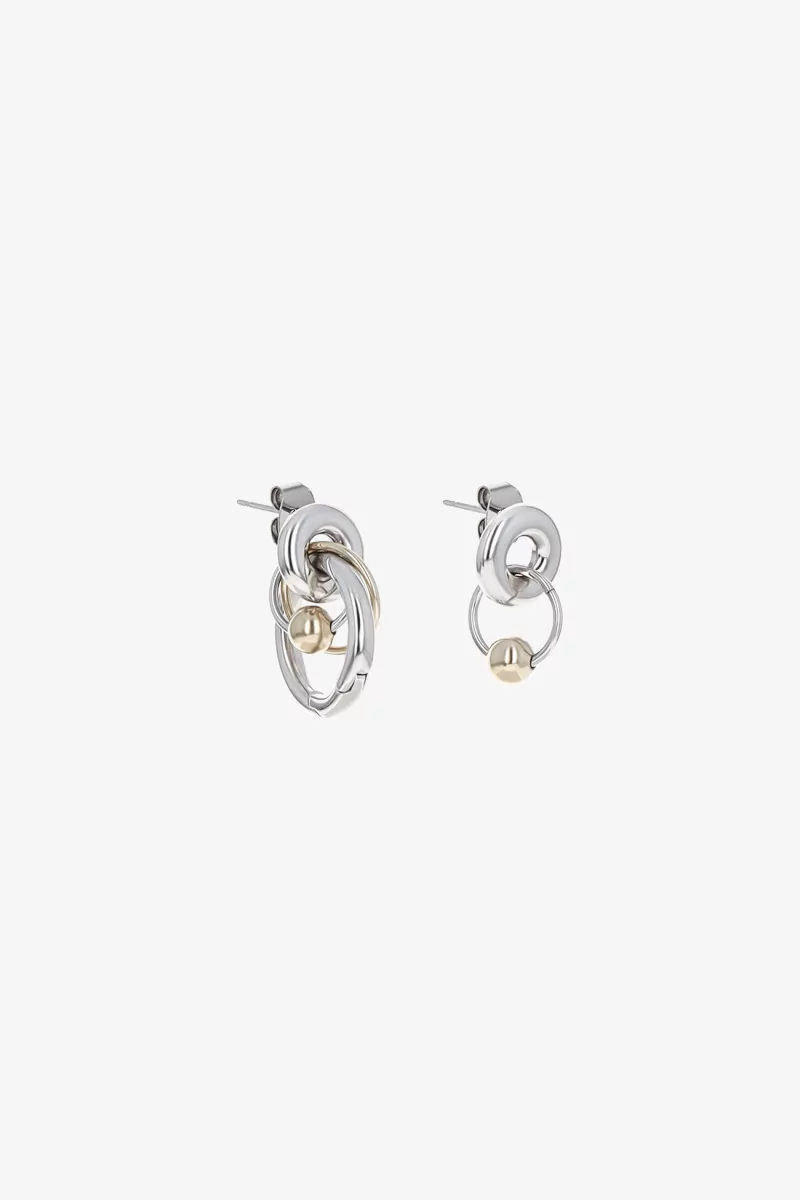 Boucles Isla Laiton Gold Palladium – Justine Clenquet | Centre Commercial