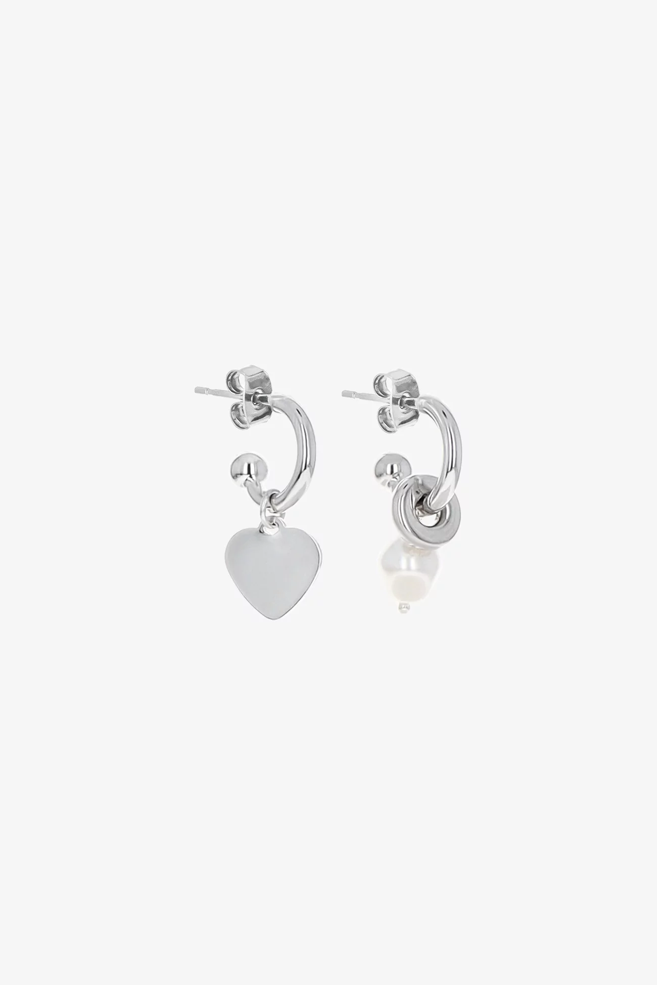 Jacob Brass Earrings Palladium – Justine Clenquet | Centre Commercial