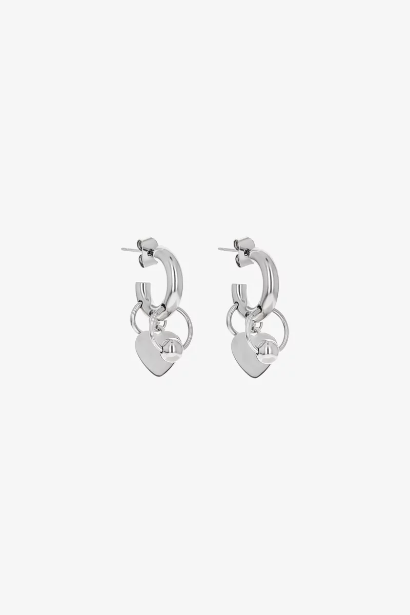 Boucles Kiki Laiton Palladium – Justine Clenquet | Centre Commercial