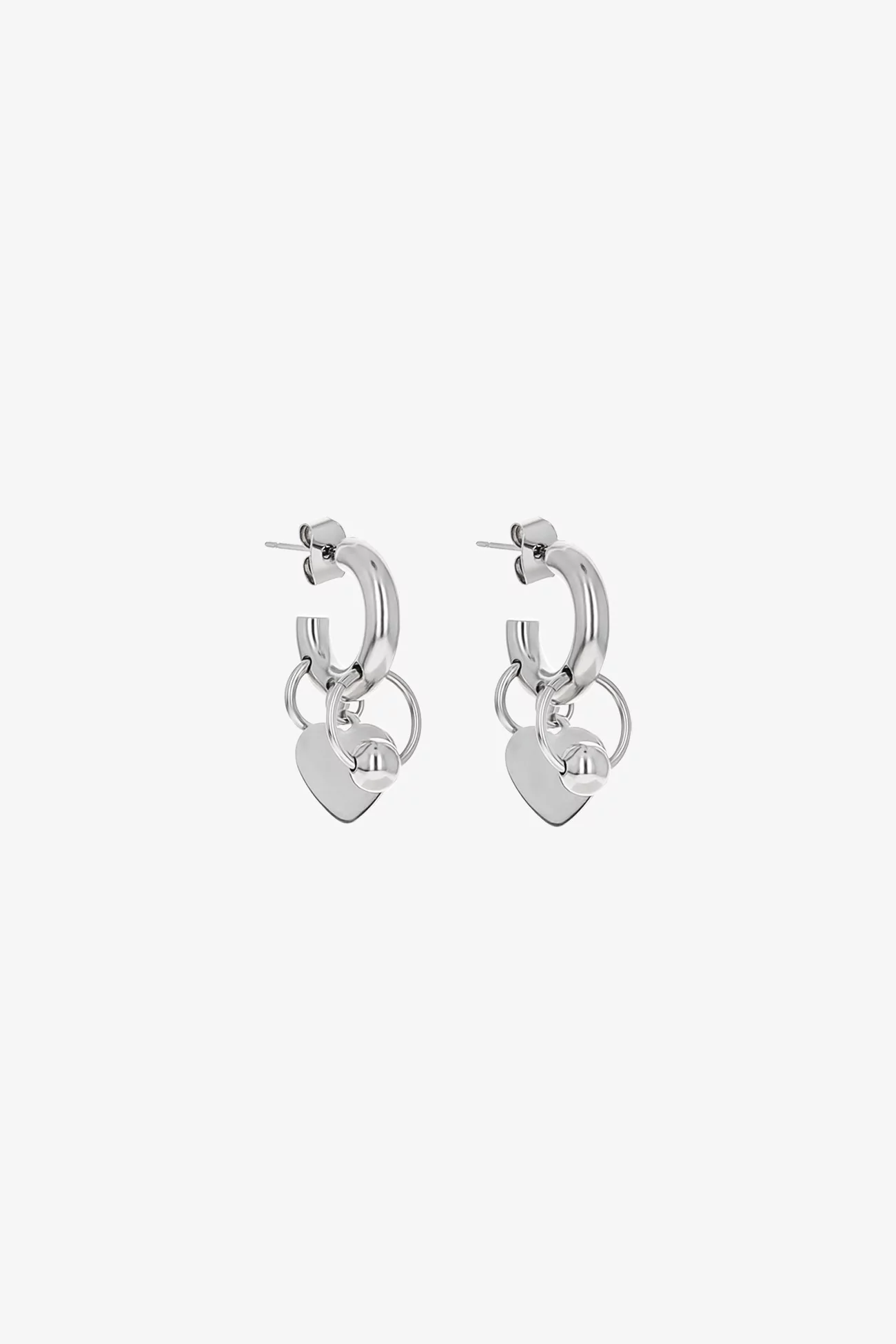 Kiki Brass Earrings Palladium – Justine Clenquet | Centre Commercial
