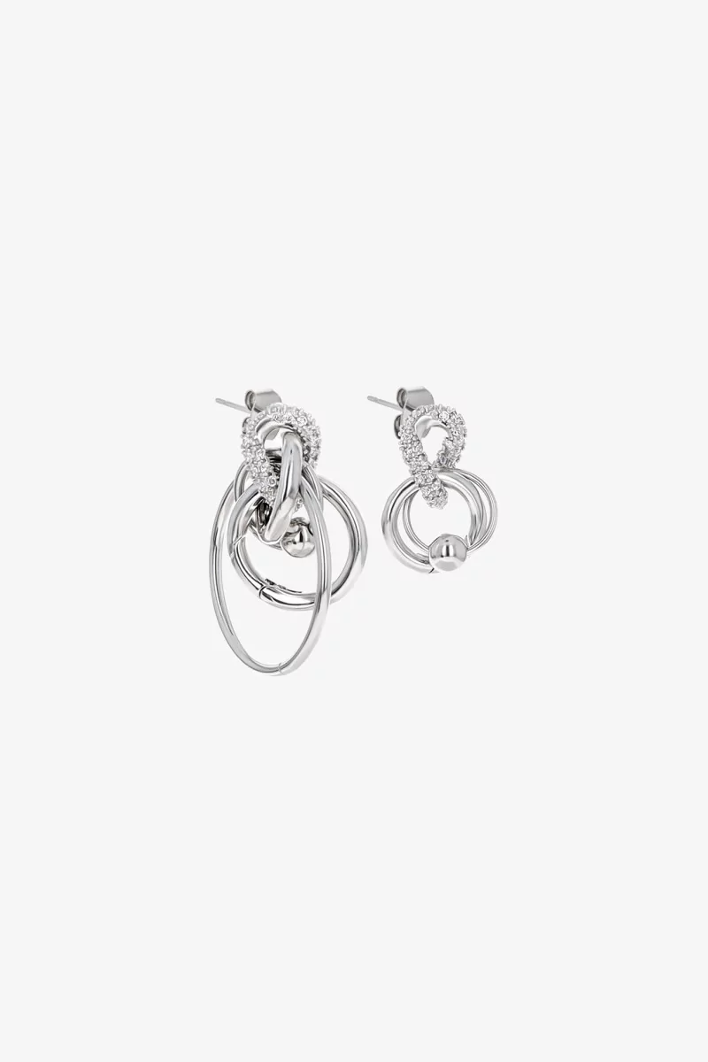 Boucles Libby Laiton Palladium – Justine Clenquet | Centre Commercial