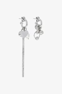 Niels Brass Earrings Palladium – Justine Clenquet | Centre Commercial