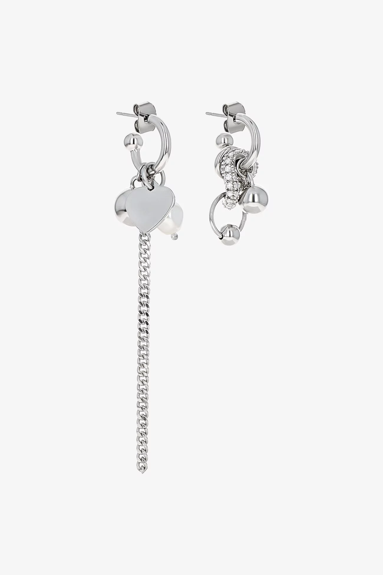 Boucles Niels Laiton Palladium – Justine Clenquet | Centre Commercial