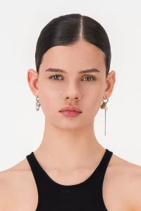 Boucles Niels Laiton Palladium – Justine Clenquet | Centre Commercial