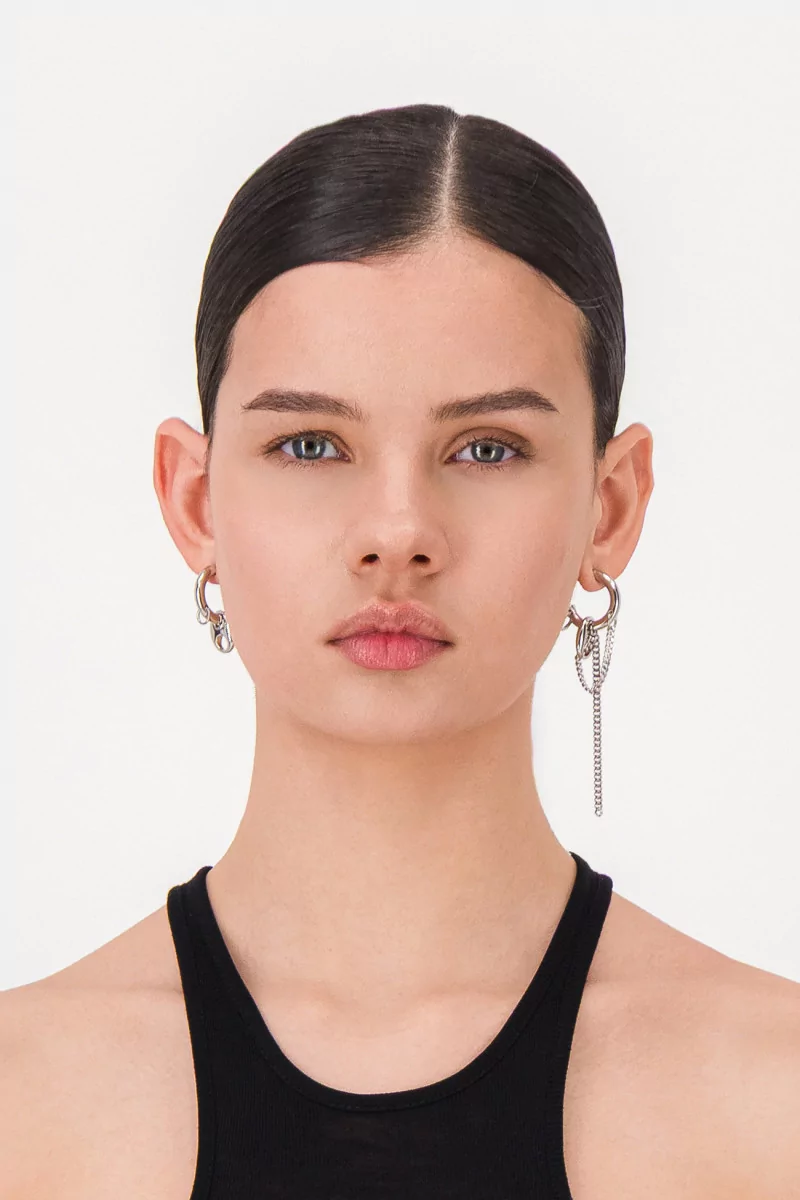 Boucles Nino Laiton Palladium – Justine Clenquet | Centre Commercial