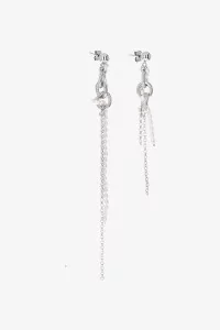 Salem Brass Earrings Palladium – Justine Clenquet | Centre Commercial