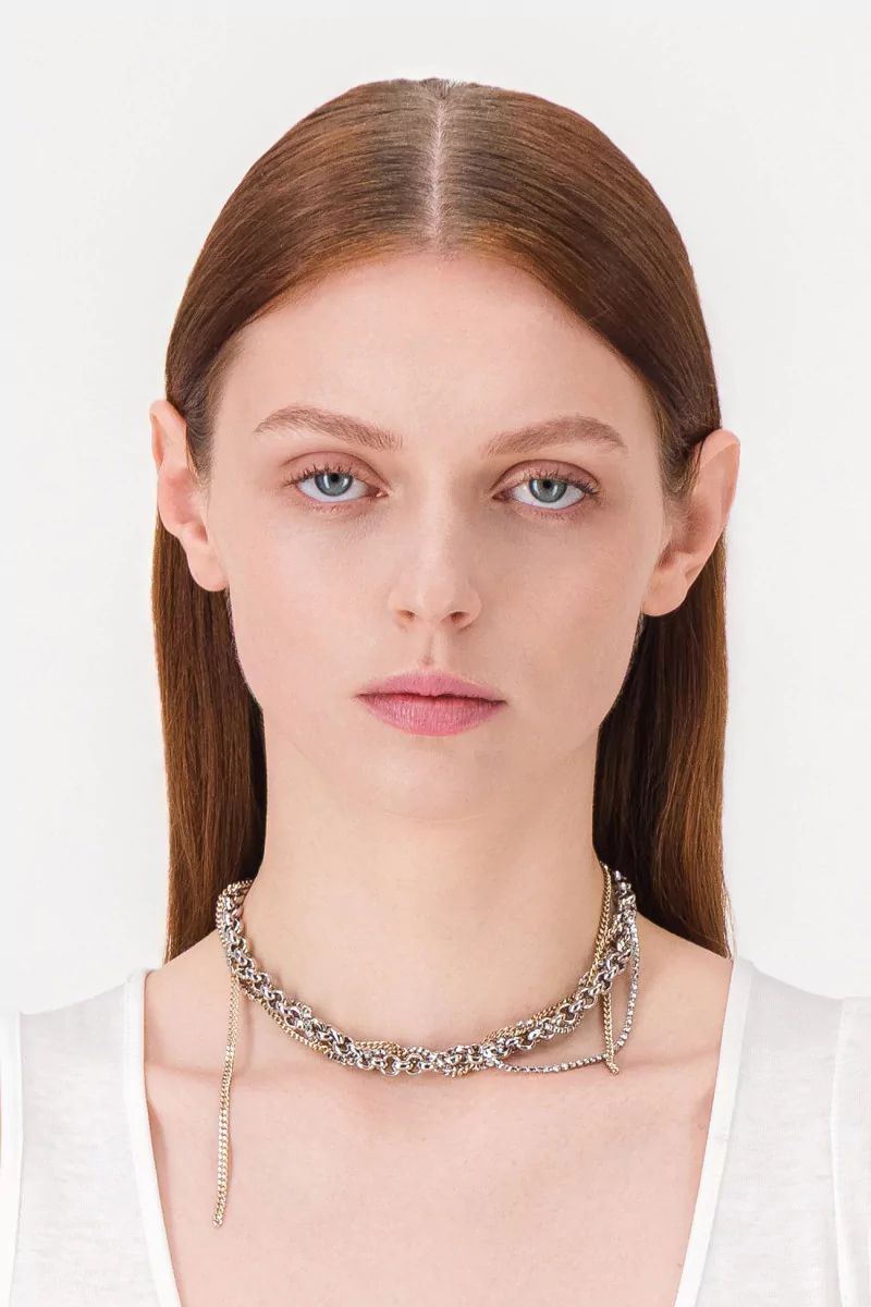 Collier Celina Laiton Gold Palladium – Justine Clenquet | Centre Commercial