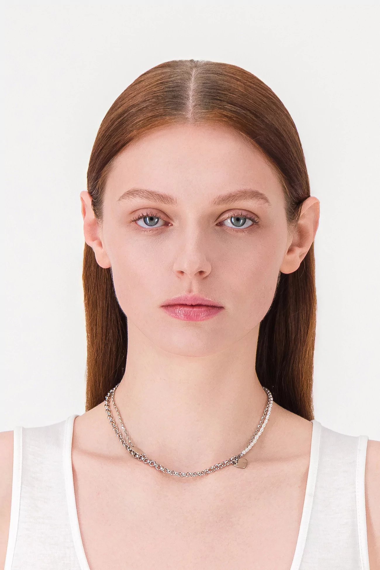 Finn Brass Necklace Palladium – Justine Clenquet | Centre Commercial