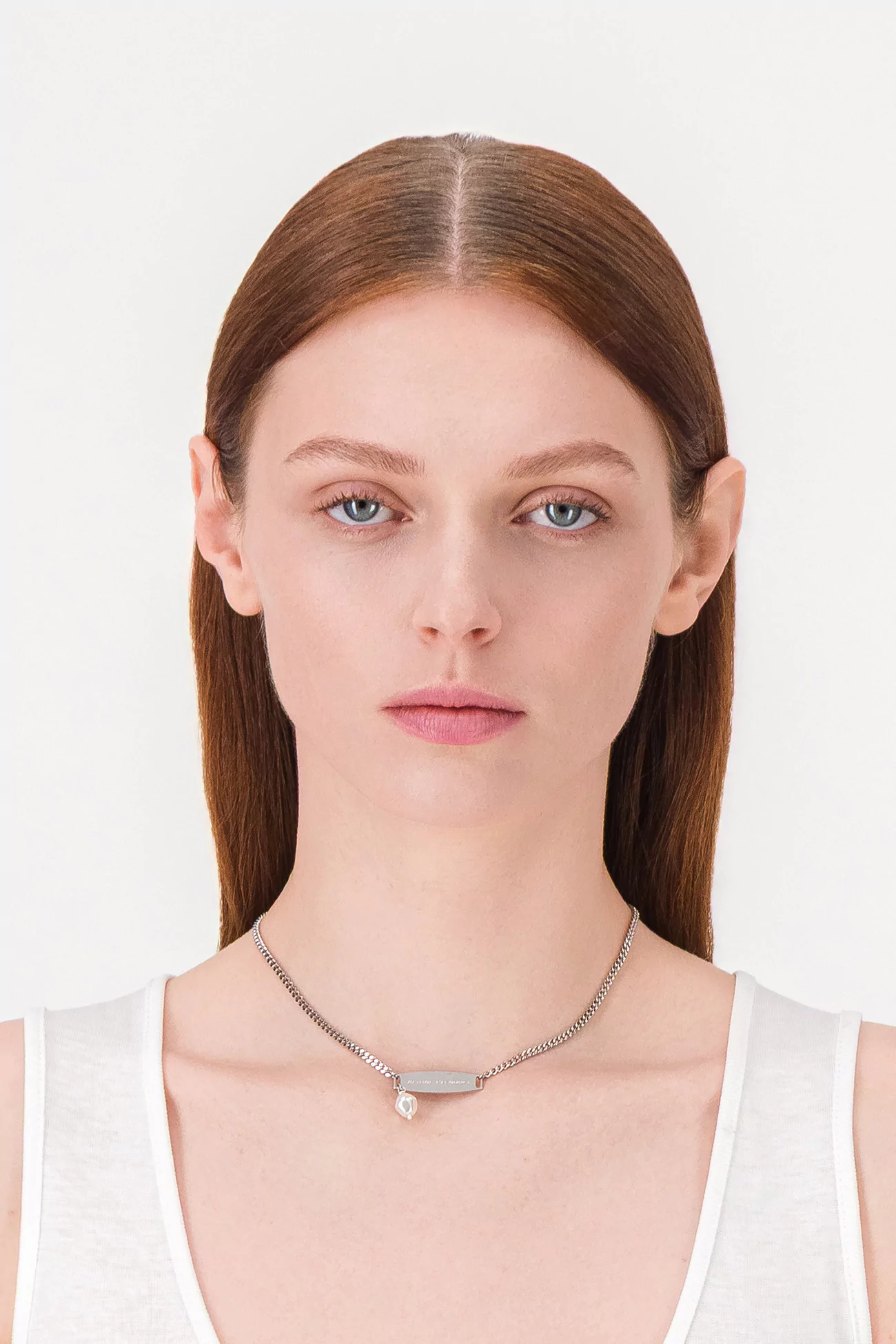 Fisher Pearl Brass Necklace Palladium – Justine Clenquet | Centre Commercial