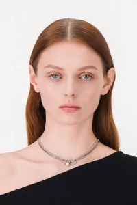 Jacob Brass Necklace Palladium – Justine Clenquet | Centre Commercial