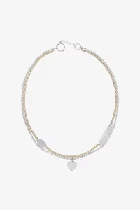 Nick Brass Necklace Gold Palladium – Justine Clenquet | Centre Commercial