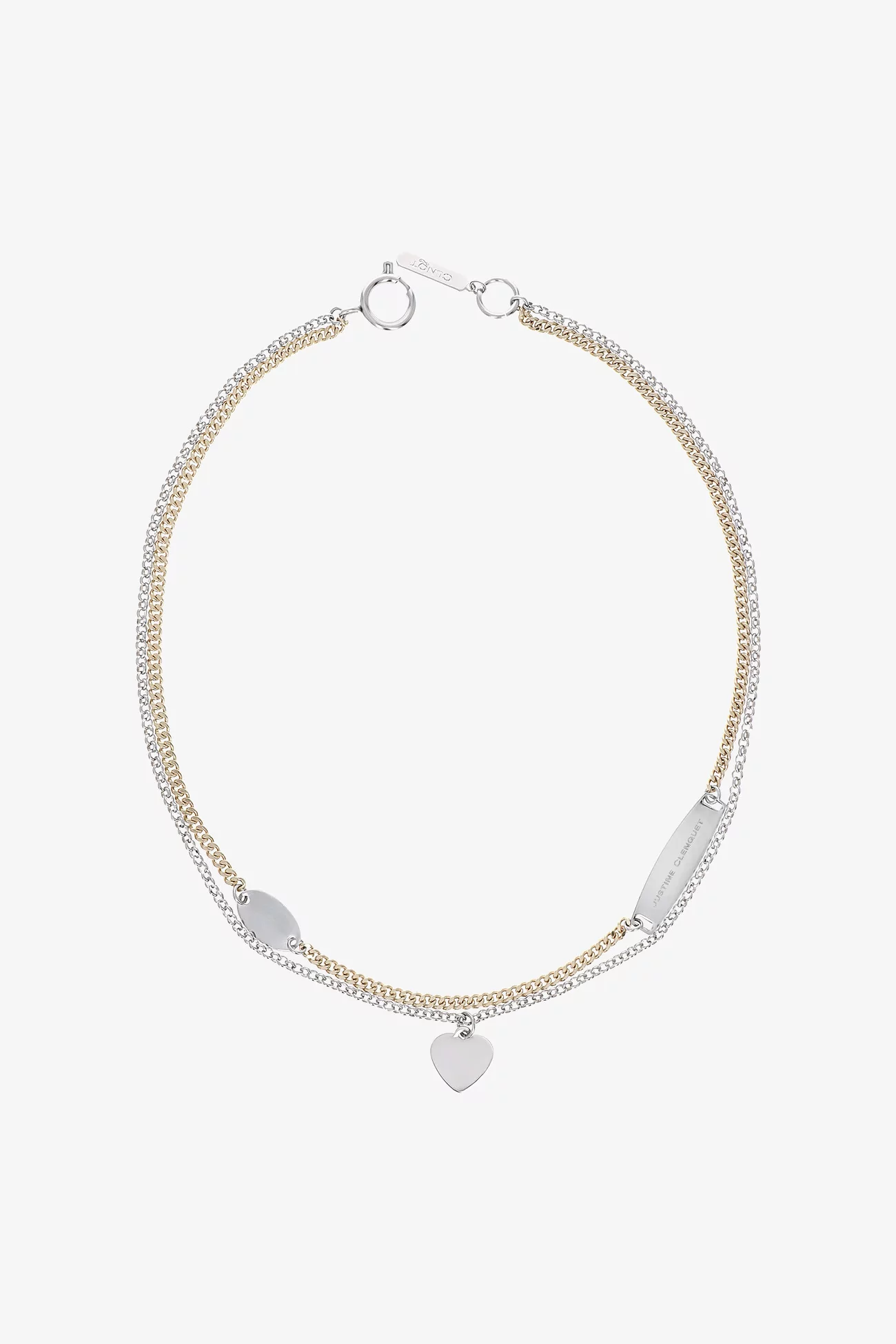Nick Brass Necklace Gold Palladium – Justine Clenquet | Centre Commercial