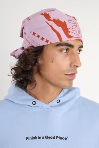 Organic Cotton Bandana Centre Commercial – Rose | Centre Commercial