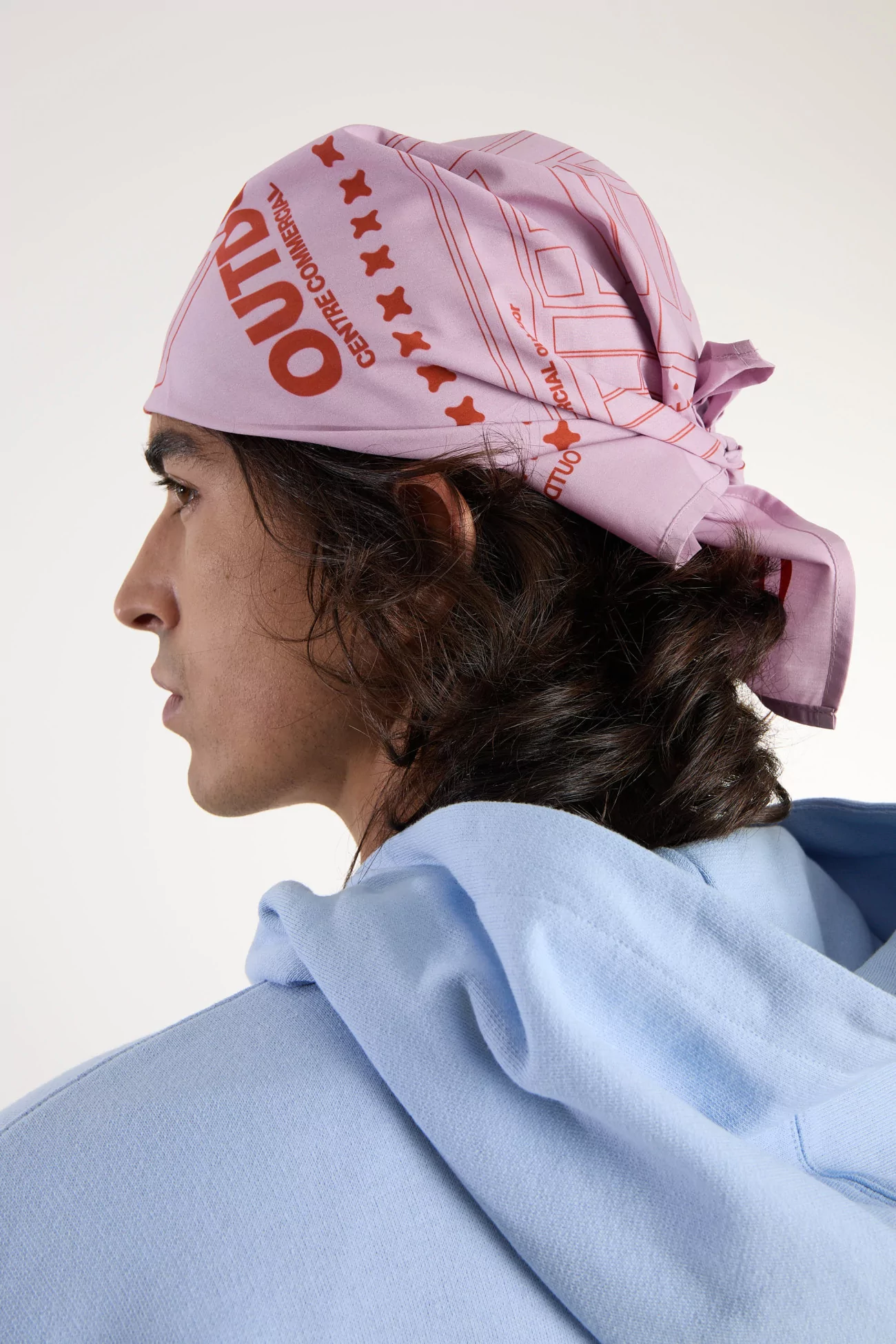 Bandana Coton Bio Centre Commercial – Rose | Centre Commercial