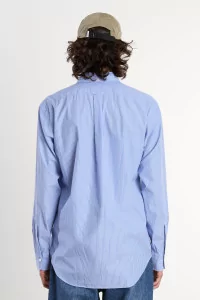 Vintage Ivy Poplin Shirt – Blue Stripe | Centre Commercial