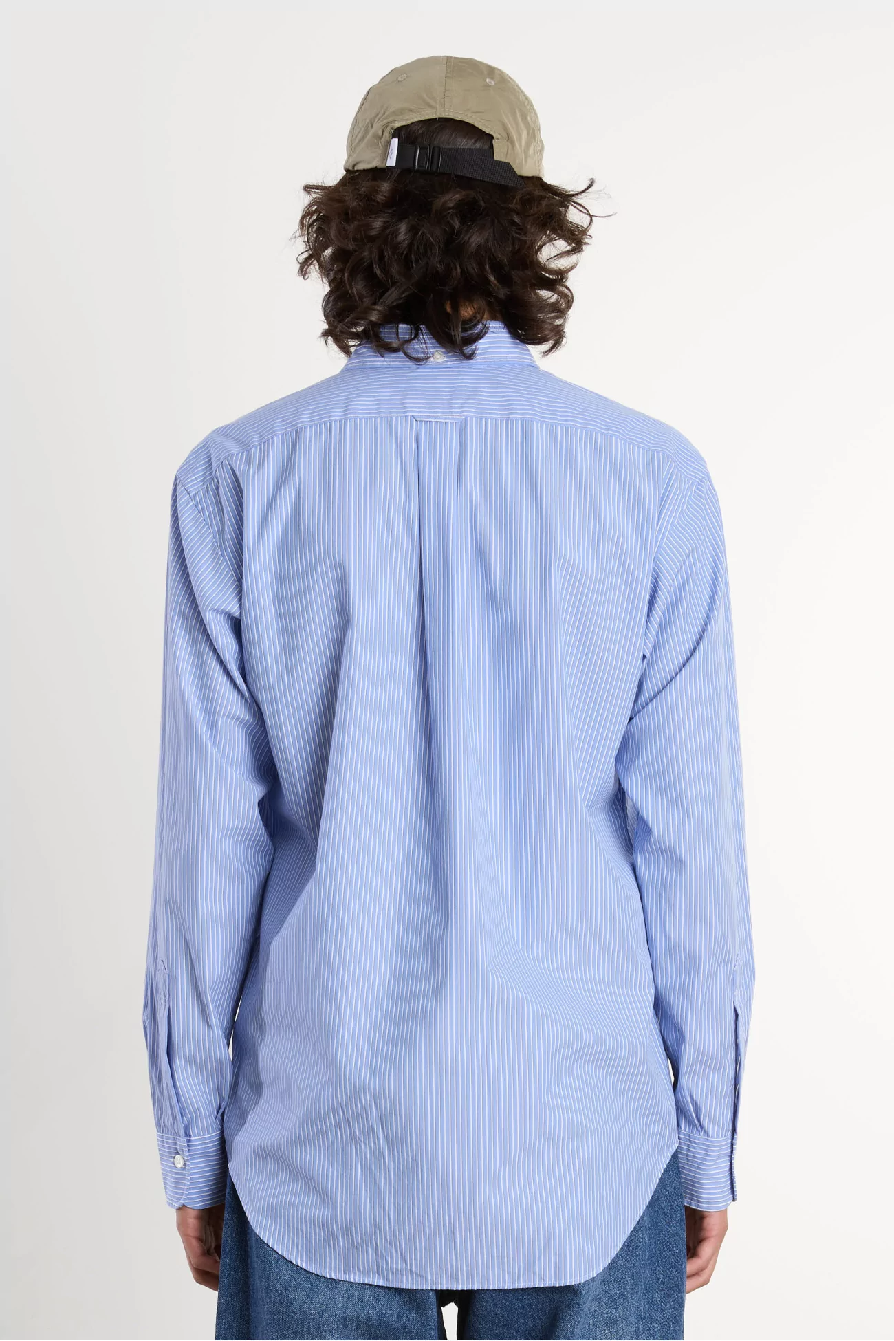 Vintage Ivy Poplin Shirt – Blue Stripe | Centre Commercial