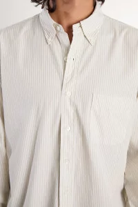 Vintage Ivy Poplin Shirt – Yellow Stripe | Centre Commercial