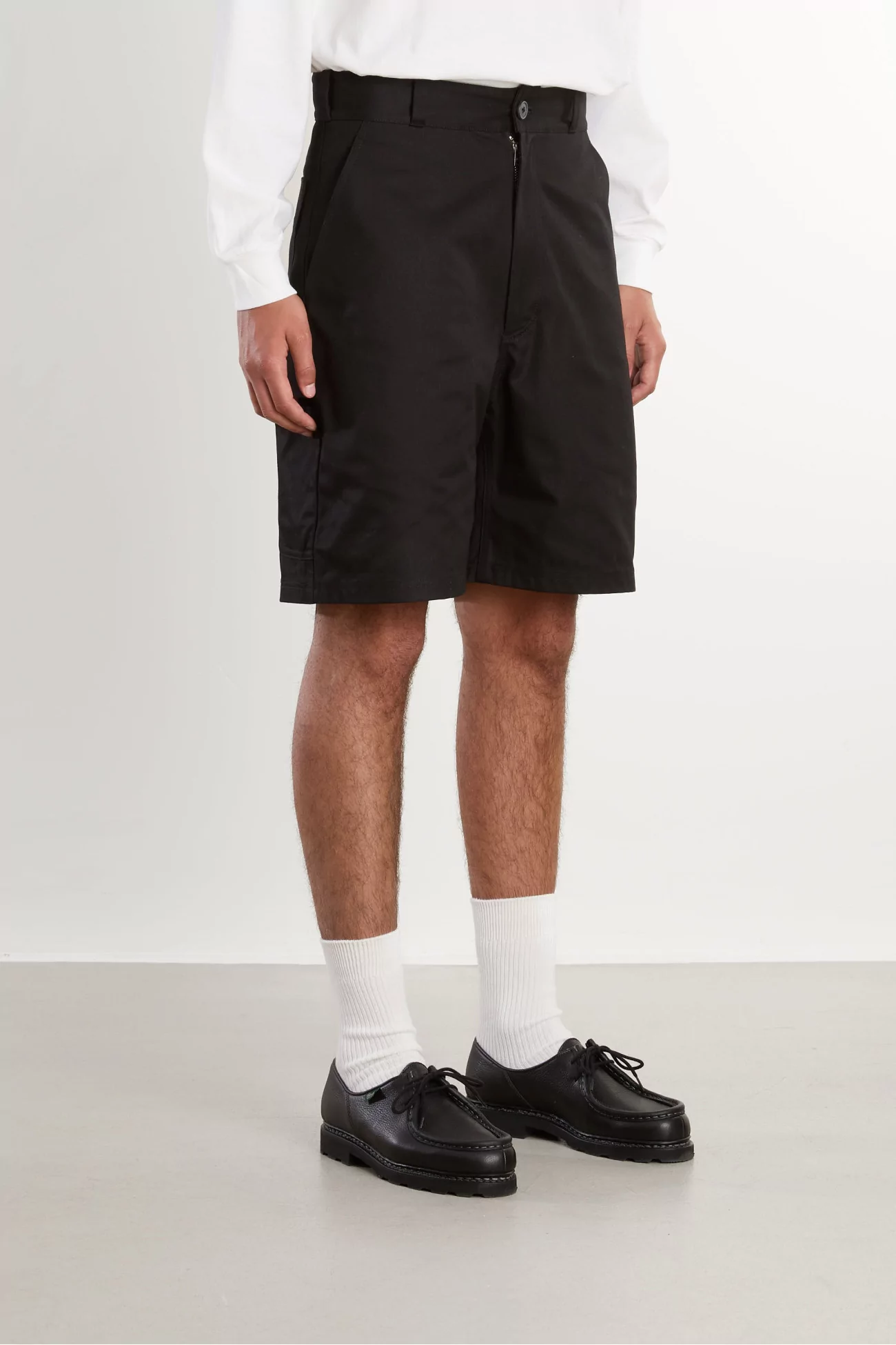 Men's Cotton MAN-TLE Jebok Shorts – Black | Centre Commercial