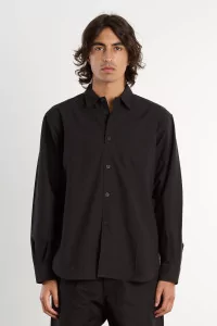Men's Cotton MAN-TLE Weather Shirt – Black | Centre Commercial