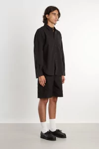 Men's Cotton MAN-TLE Weather Shirt – Black | Centre Commercial