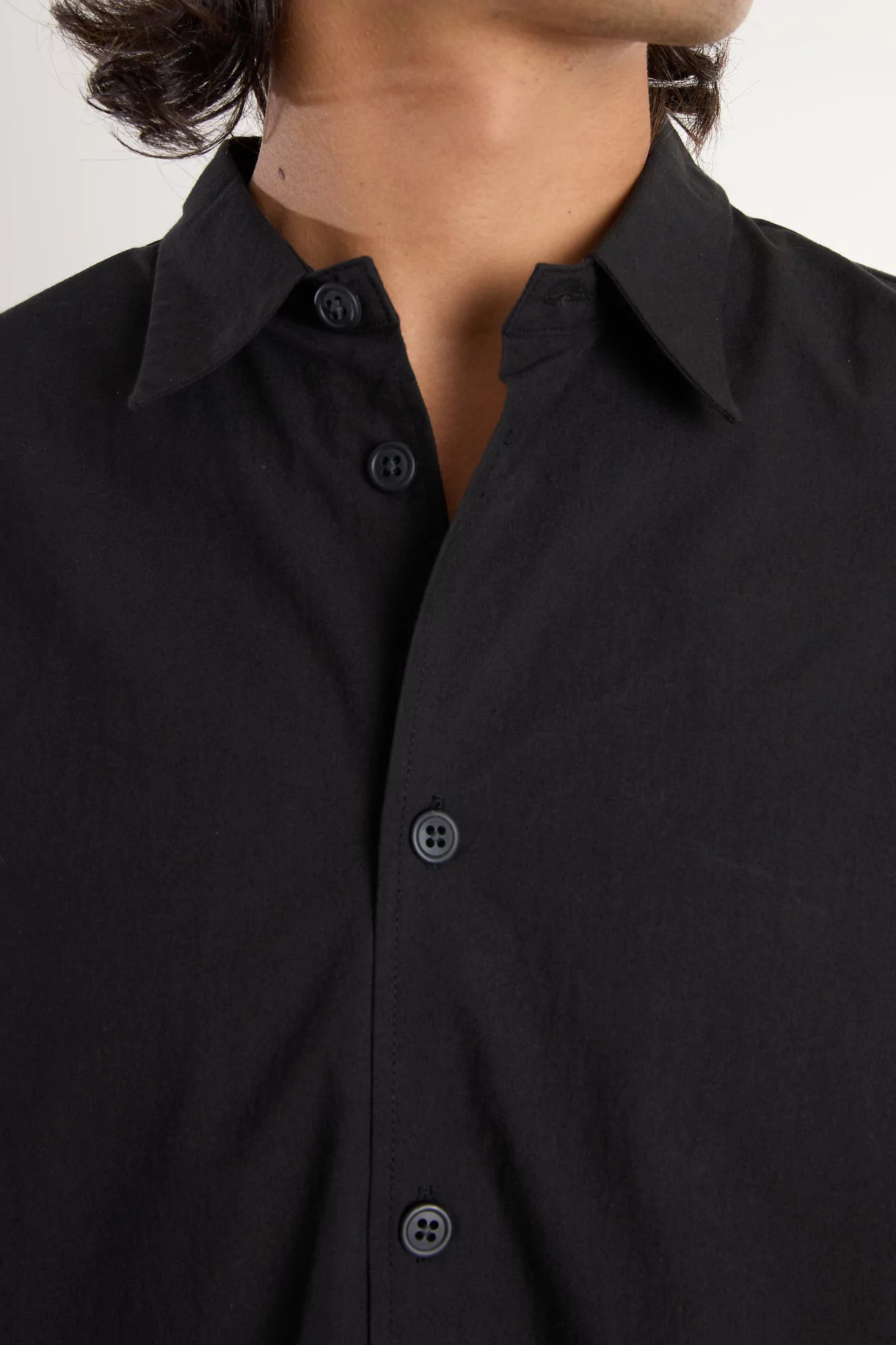 Men's Cotton MAN-TLE Weather Shirt – Black | Centre Commercial