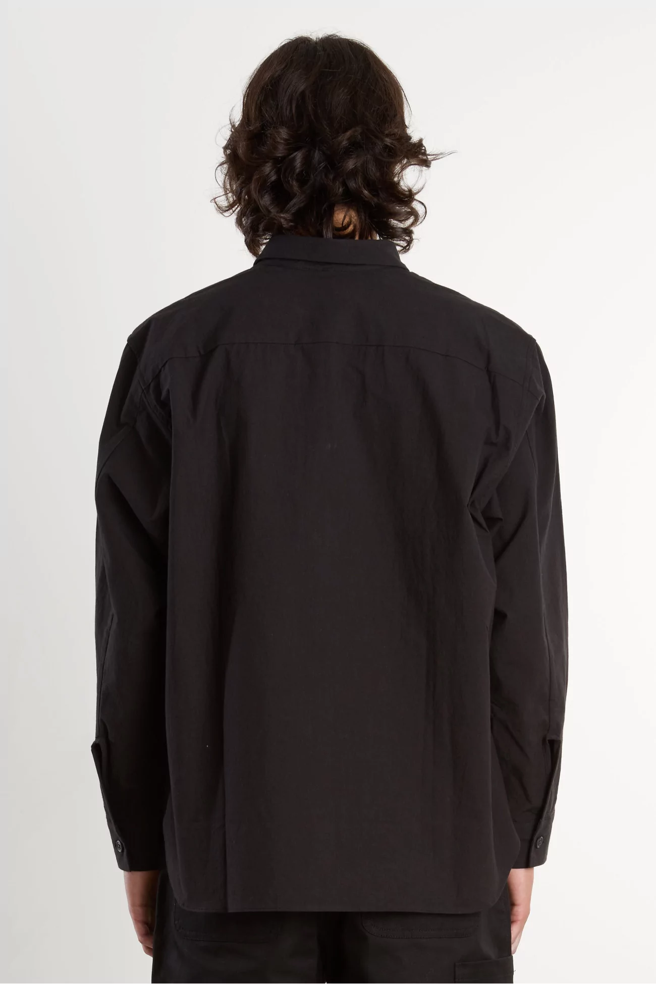 Men's Cotton MAN-TLE Weather Shirt – Black | Centre Commercial