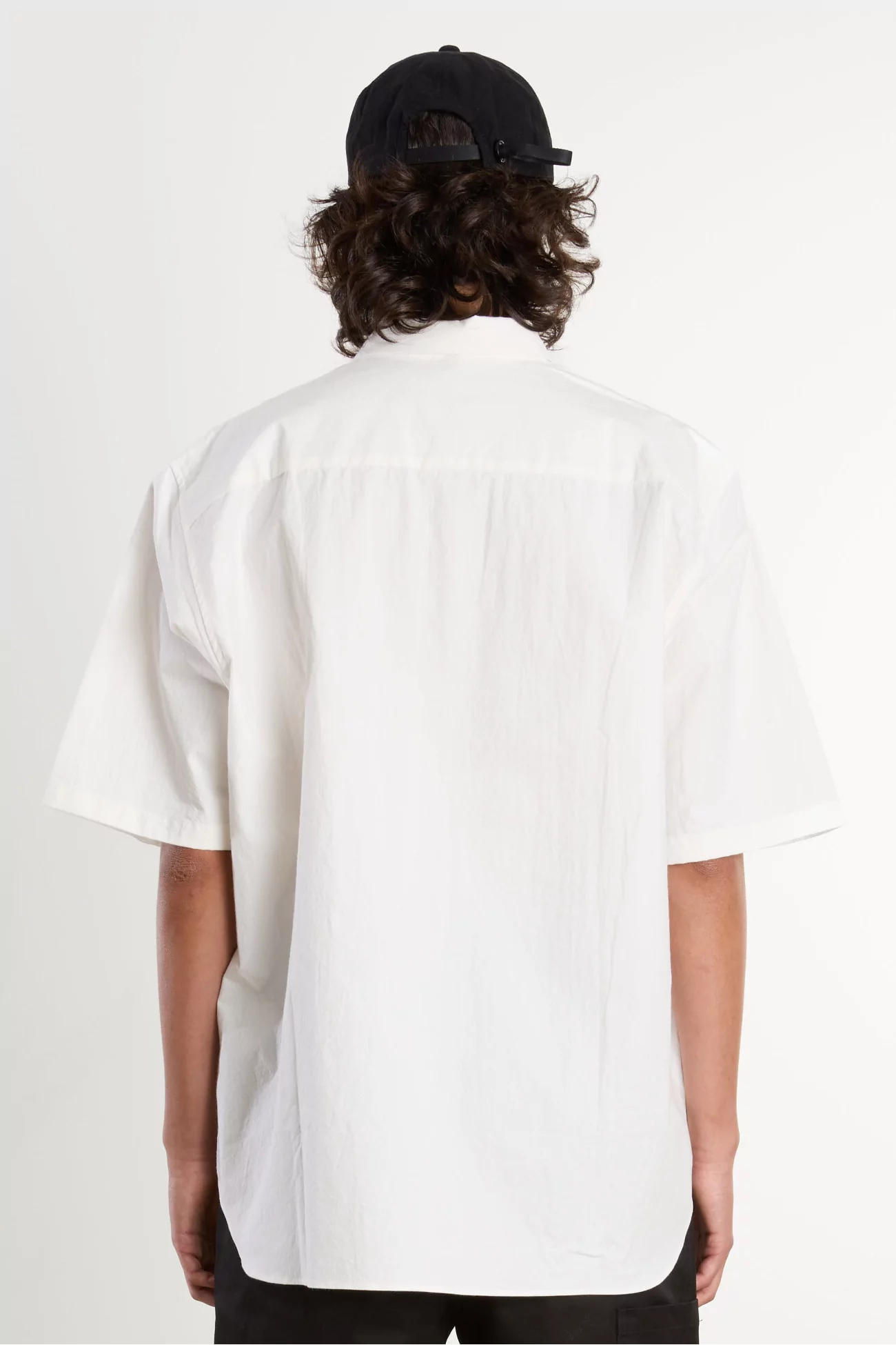 Men's Cotton MAN-TLE S/S Weather Shirt – White | Centre Commercial