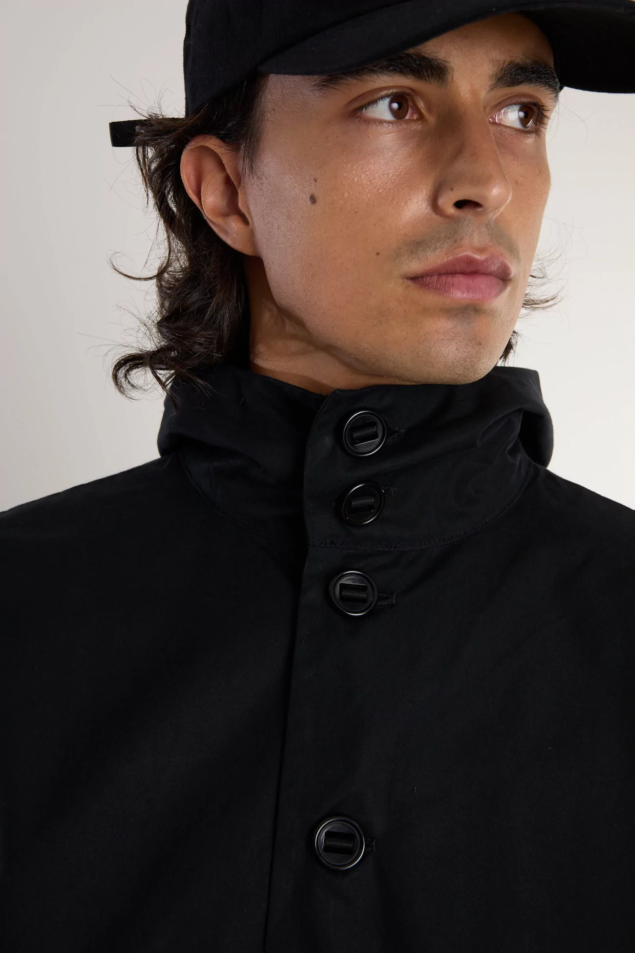 Veste Homme Coton Giza MAN-TLE Gill Jacket – Black | Centre Commercial