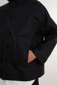 Veste Homme Coton Giza MAN-TLE Gill Jacket – Black | Centre Commercial