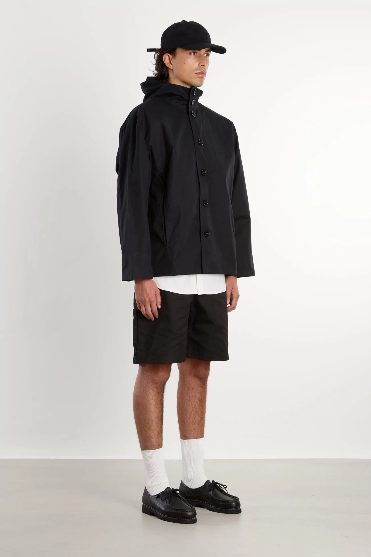 Veste Homme Coton Giza MAN-TLE Gill Jacket – Black | Centre Commercial