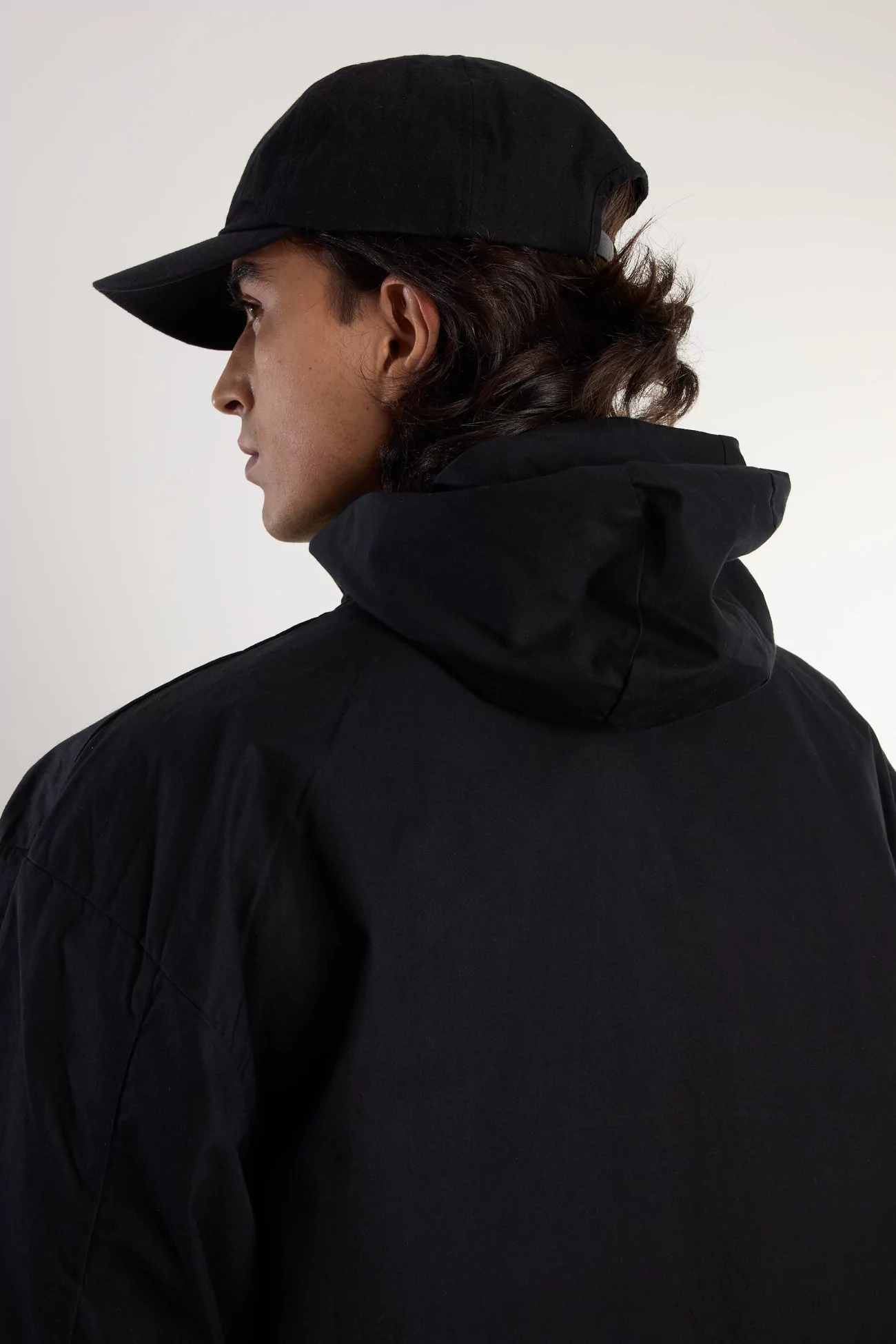 Veste Homme Coton Giza MAN-TLE Gill Jacket – Black | Centre Commercial
