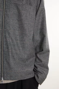 Men's Wool Cashmere Another Overshirt 3.0 – Grey Check | Centre Commercial