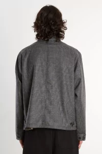 Men's Wool Cashmere Another Overshirt 3.0 – Grey Check | Centre Commercial
